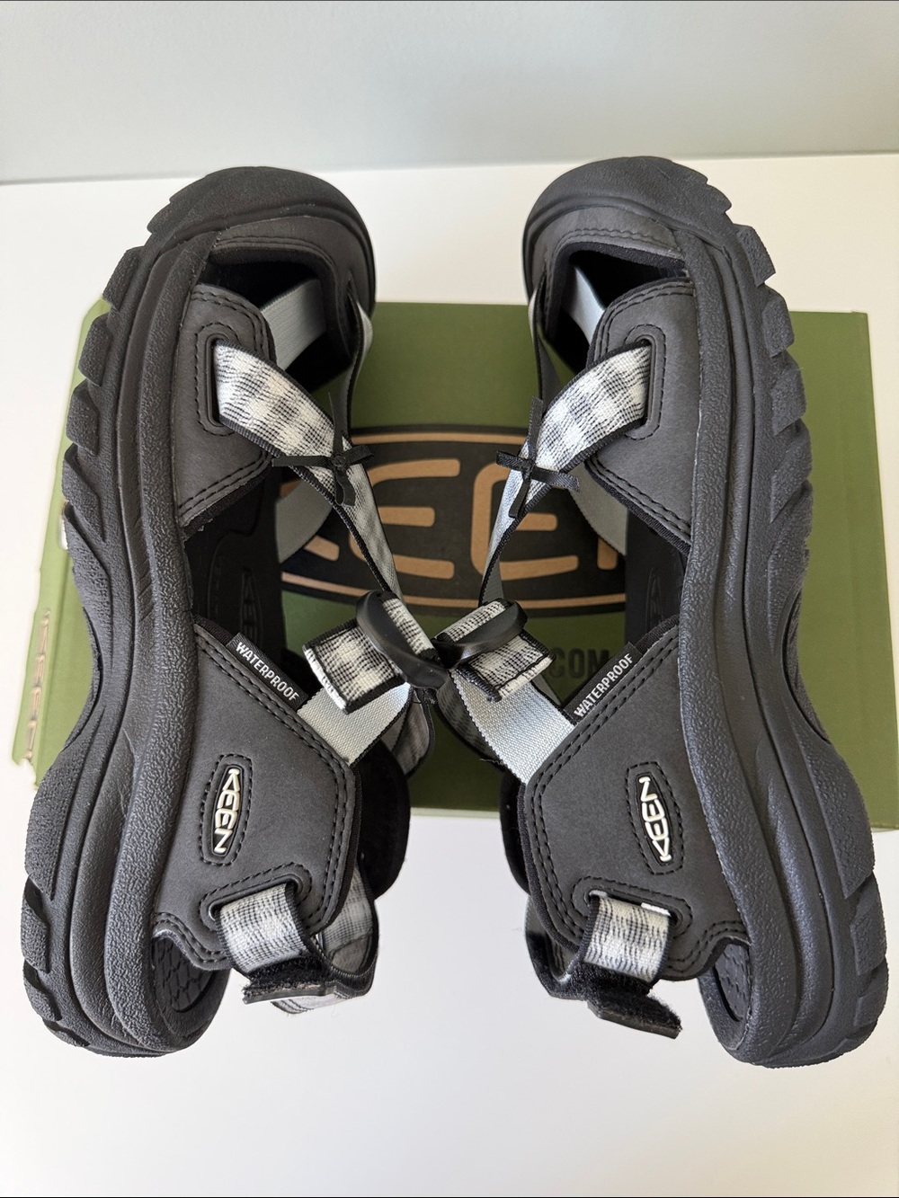 Keen Zerraport ll - Black Gingham US W 8.5 - Picture 9 of 12